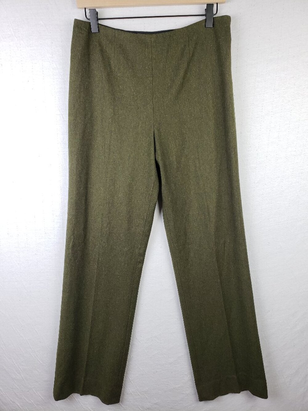 Ralph Lauren Black Label Wool Cashmere Pants Trousers Olive Green size 10